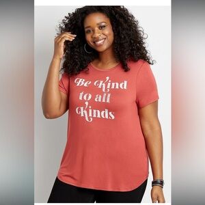 Maurices Coral Inspirational Tee